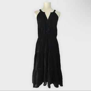 🦋Love Sam Lucy Black eyelet embroidered dress